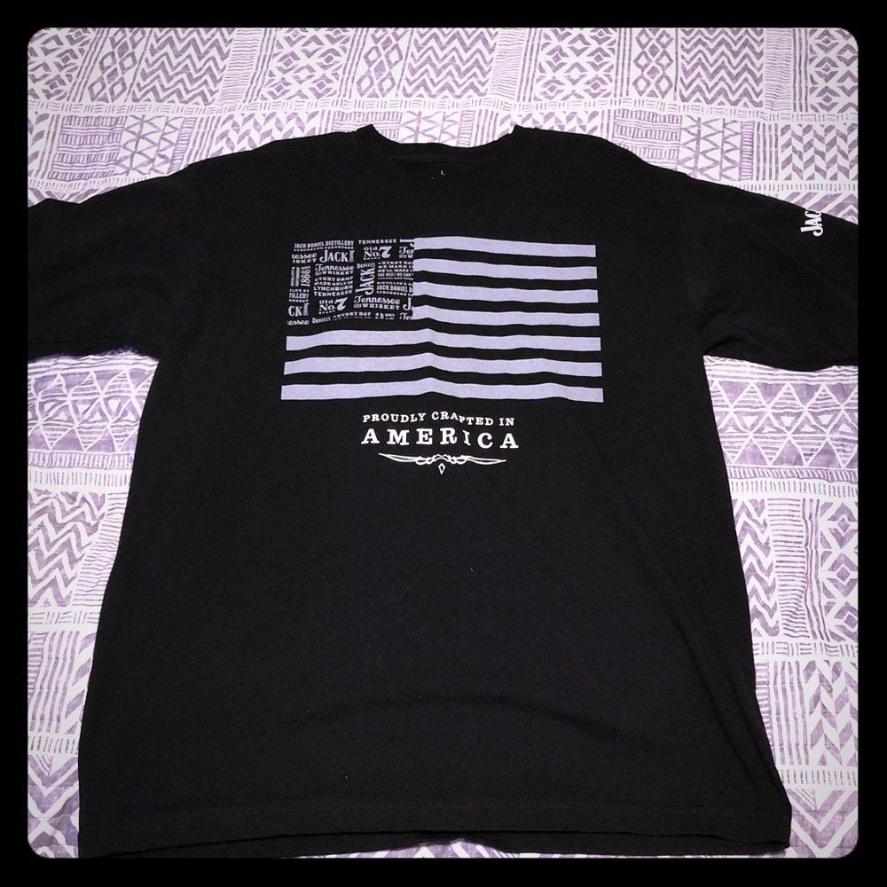 Jack Daniels L black Jack Daniels whiskey t-shirt